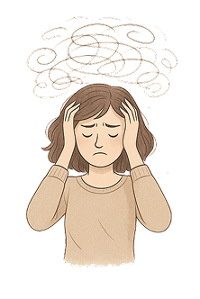 Personne stressée